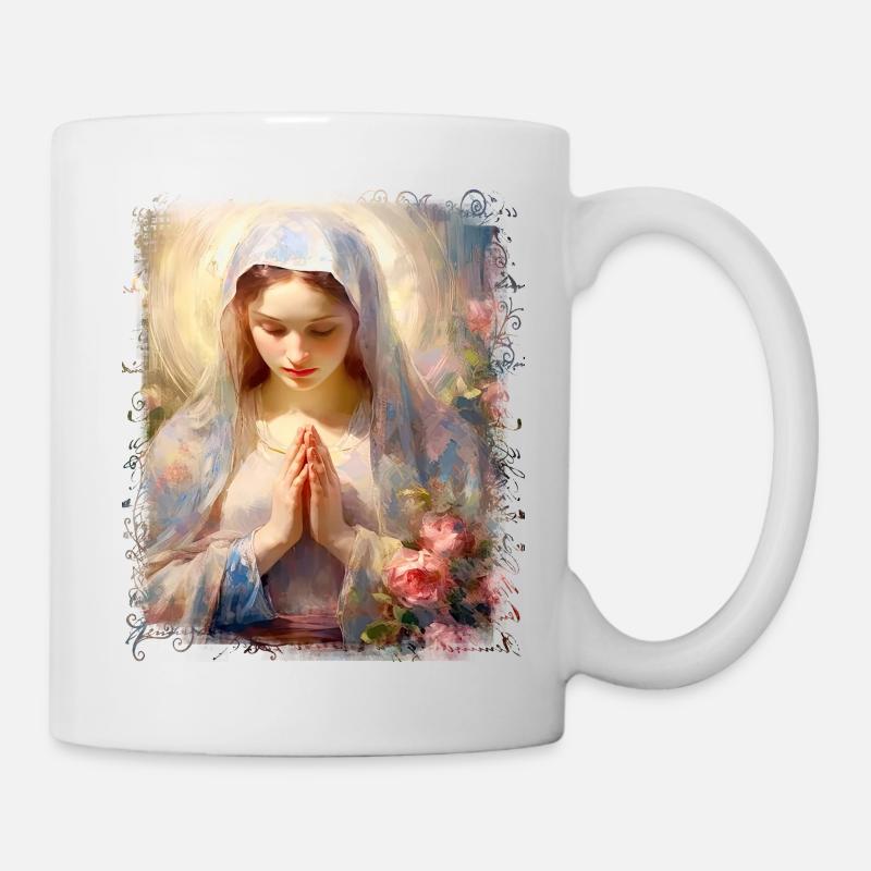 Sainte Marie Marie Vierge Marianne Vierge Marie Sainte - Mug blanc - blanc