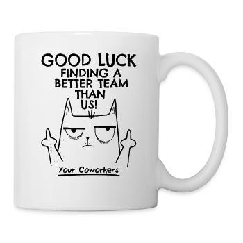 Changement d’emploi Nouveau cadeau d’adieu - Mug blanc - blanc - Droite