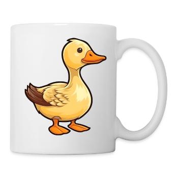 Petit canard dans le style comique - Mug blanc - blanc - Droite
