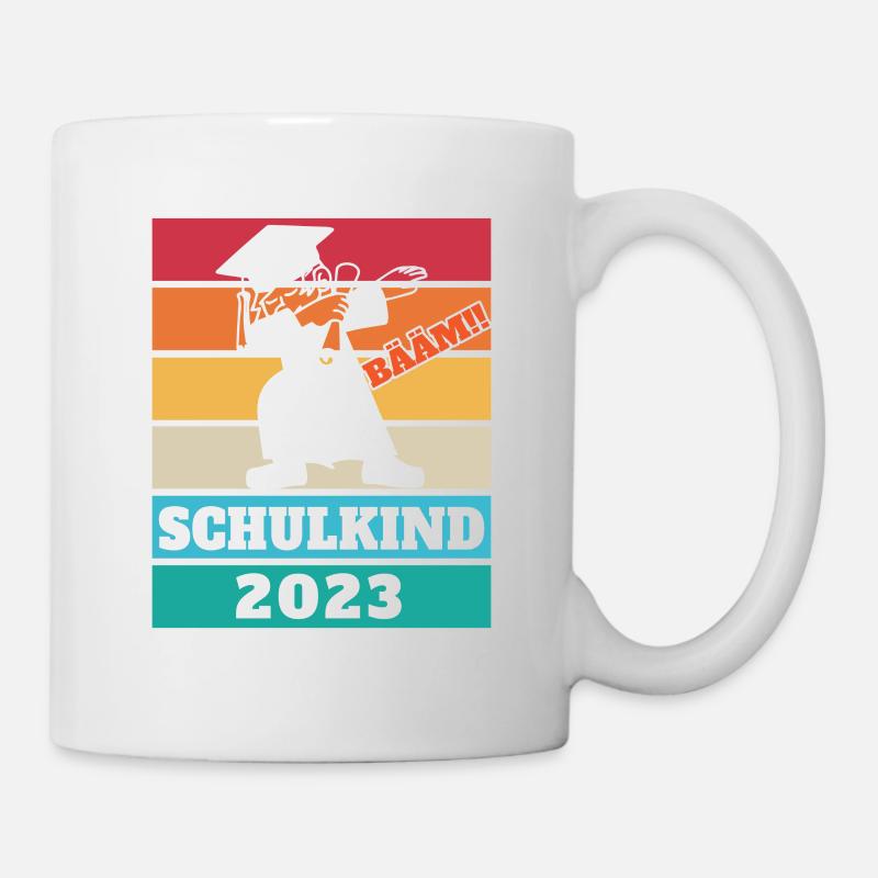 Schulkind 2023 Vintage - Tasse - Weiß