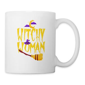 Witchy Woman Funny Halloween Witch Women Witches - Mug - white - Right