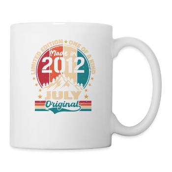 2012 July Vintage Made July 2012 Gift - Mug - white - Right