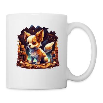 Chihuahua | Jeu Vidéo Amusant Gamer Comic Chien - Mug blanc - blanc - Droite