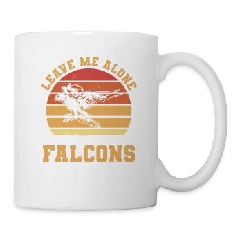 Lass mich in Ruhe, ich rede nur mit meinen Falken - Tasse - Weiß - Rechts