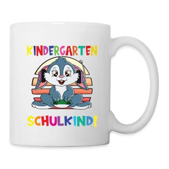 Tschüss Kindergarten Ich Bin Jetzt Ein Schulkind! - Tasse - Weiß - Rechts