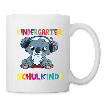 Tschüss Kindergarten Ich Bin Jetzt Ein Schulkind! - Tasse - Weiß - Rechts