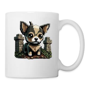 Chihuahua | Gaming Gamer Funny Comic Videogame - Mug - white - Right