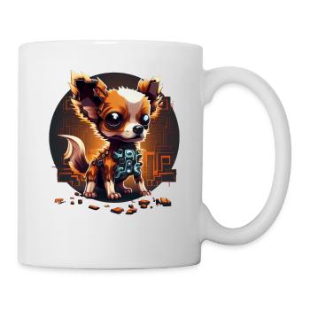 Chihuahua | Gaming Gamer Funny Comic Videogame - Mug - white - Right
