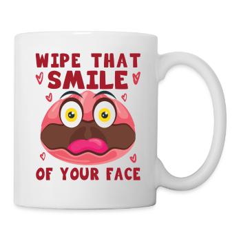 Costume de Blobfish - Visage de poisson Blob laid - - Mug blanc - blanc - Droite