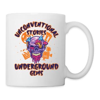 Underground Film, Independent Cinema, Horror - Tasse - Weiß - Rechts
