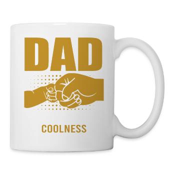 Retro Vintage Daddy 60s 70s 80s 90s Costume de fête - Mug blanc - blanc - Droite