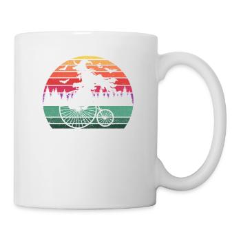Cycling Witch Funny Cycling Lovers - Mug - white - Right