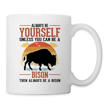 Soyez toujours vous-même Bison Buffle Büffel - Mug blanc - blanc - Droite