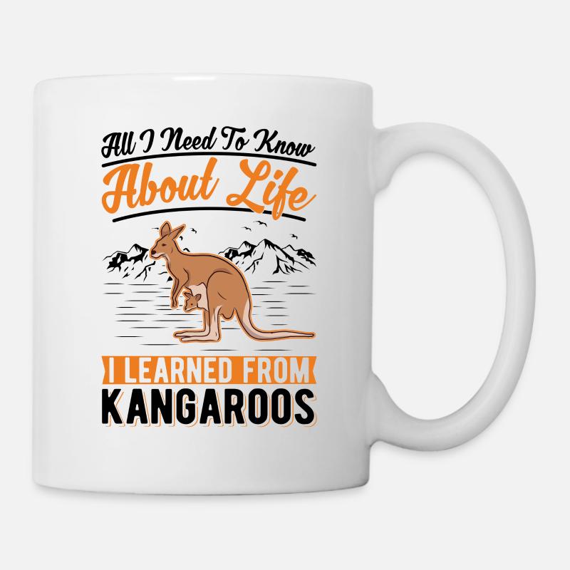 Känguru Australien Australisches Kangaroo - Tasse - Weiß
