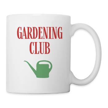 Gardening Club Farbe - Tasse - Weiß - Rechts