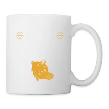 Fear the red light hog hunting - Mug - white - Right
