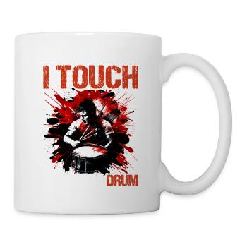 Tout ce que je touche devient un tambour 17 - Mug blanc - blanc - Droite