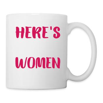 Voici aux femmes puissantes partout dans le monde 5 - Mug blanc - blanc - Droite
