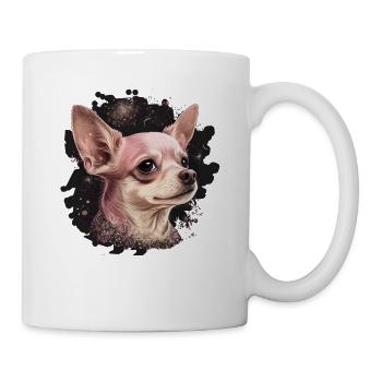 Chihuahua Puppy | Pretty Pink Dog Girly Mom Women - Mug - white - Right