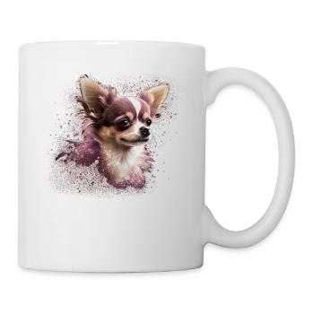 Chihuahua Puppy | Pretty Pink Dog Girly Mom Women - Mug - white - Right