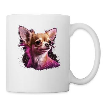 Chihuahua Puppy | Pretty Pink Dog Girly Mom Women - Mug - white - Right