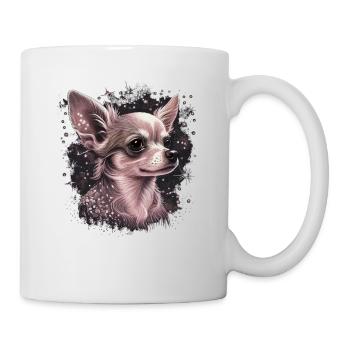 Chihuahua | Pink Jolie Rose Maman Femme ignon - Mug blanc - blanc - Droite