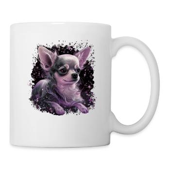 Chihuahua Puppy | Pretty Pink Dog Girly Mom Women - Mug - white - Right