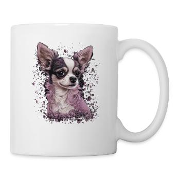 Chihuahua Puppy | Pretty Pink Dog Girly Mom Women - Mug - white - Right