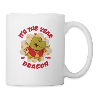 Chinesisches Neujahr Drache Vietnam I Geschenk - Tasse - Weiß - Rechts