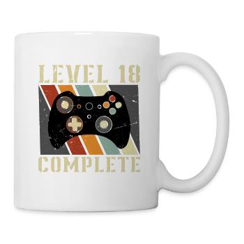 18 Geburtstag Junge Mädchen Deko TShirt Geschenke - Tasse - Weiß - Rechts