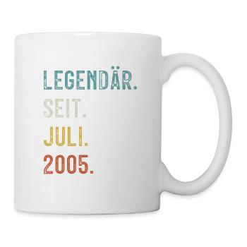 18 Birthday 18 Years Legendary Since July 2005 - Mug - white - Right