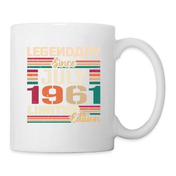 July 1961 Anniversary July 1961 July Year - Mug - white - Right