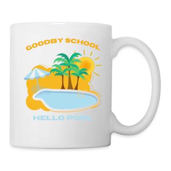 goodby school hello pool - Mug - white - Right