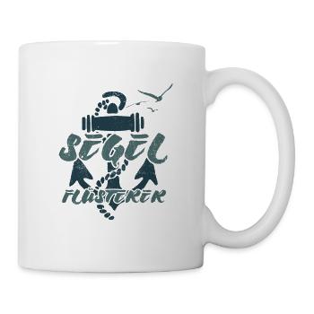 Segel Flüsterer - Segler Geschenk - Tasse - Weiß - Rechts
