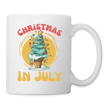 Noël en juillet - drôle d’été Noël - Mug blanc - blanc - Droite
