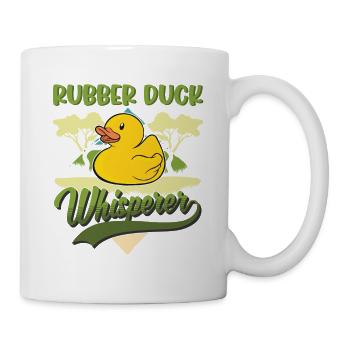Canards en caoutchouc, Chuchoteurs, Canards en caoutchouc, Canards en caoutchouc, Canards en caoutchouc - Mug blanc - blanc - Droite