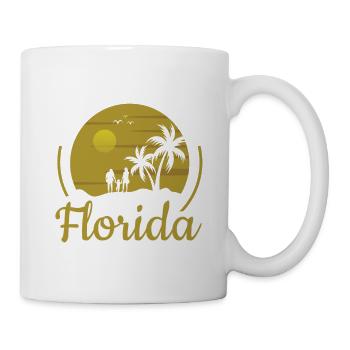 Vacances en famille en Floride - Mug blanc - blanc - Droite