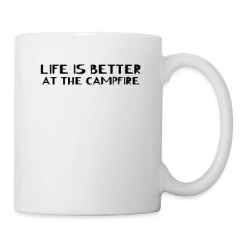 Camping - Life Is Better At The Campfire - Mug - white - Right