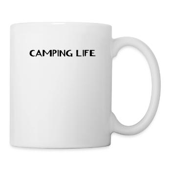 Camping Life - Outdoor Adventures Camping - Tasse - Weiß - Rechts