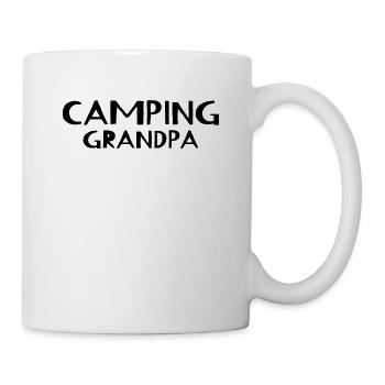 Adventure Camping Grandpa Camping Grandpa - Tasse - Weiß - Rechts