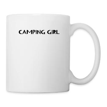 Camping Girl - Tasse - Weiß - Rechts