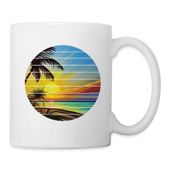 Palm Island Sun Summer Holiday Palm Beach - Mug - white - Right