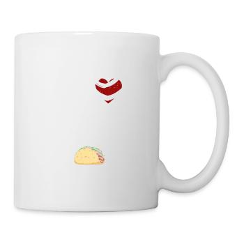 Halloween Daddy Skeleton Taco Belly Funny Pregnant - Mug - white - Right