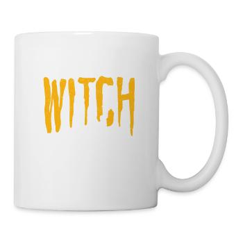 Je suis avec le mari du couple drôle de sorcière - Mug blanc - blanc - Droite
