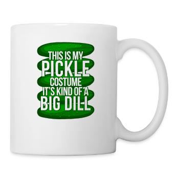 Das ist mein Gurkenkostüm Es ist eine Art großes - Tasse - Weiß - Rechts