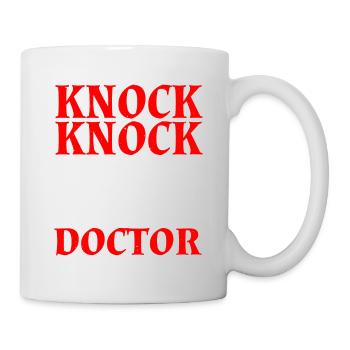 Knock Knock Who's There Doctor 12 - Mug - white - Right