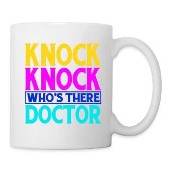 Knock Knock Who's There Doctor 13 - Mug - white - Right