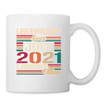 July 2021 Anniversary July 2021 July Vintage - Mug - white - Right