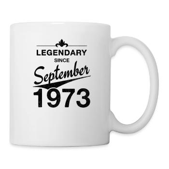 50e anniversaire Légendaire Septembre 1973 Volume 73 - Mug blanc - blanc - Droite
