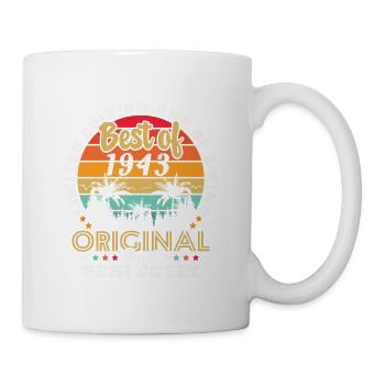 Né en 1943 Cadeau d’anniversaire 1943 - Mug blanc - blanc - Droite